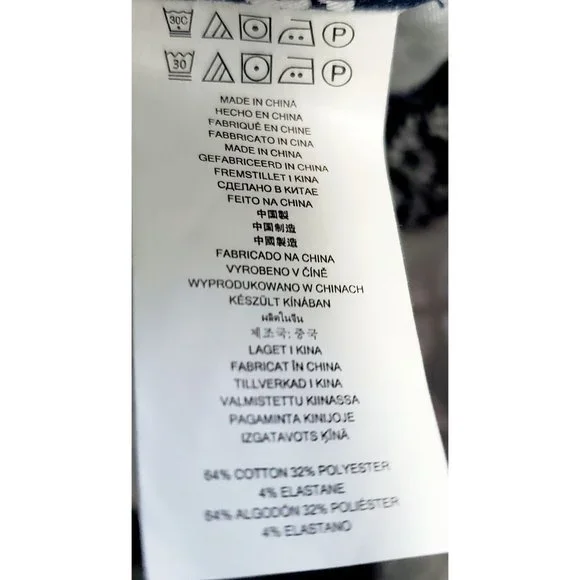 MICHAEL MICHAEL KORS Geometric Print Basics Ankle Pant Sz 2 - Picture 9 of 9